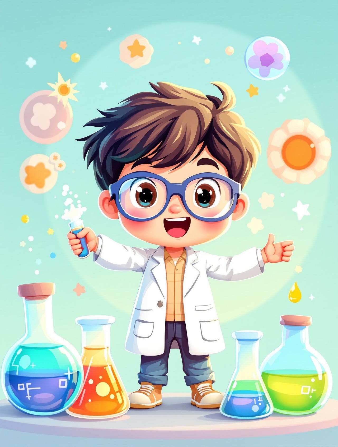 Ai承认短剧 - 儿童教育短剧《小小科学家》 Ai承认短剧作品案例 - 儿童教育短剧《小小科学家》